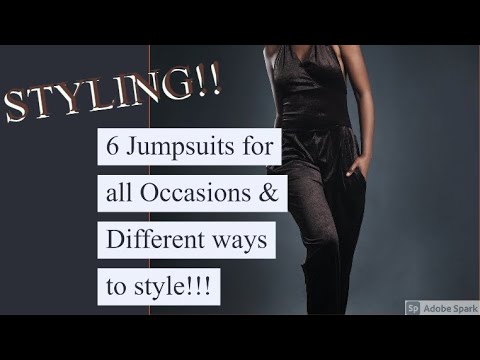 Video: 7 Jumpsuits For All Occasions