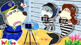 Caught You, Mermaid!  Wolfoo Locked Mermaid in Prison for 24 Hours Challenge  Wolfoo Kids Cartoon
