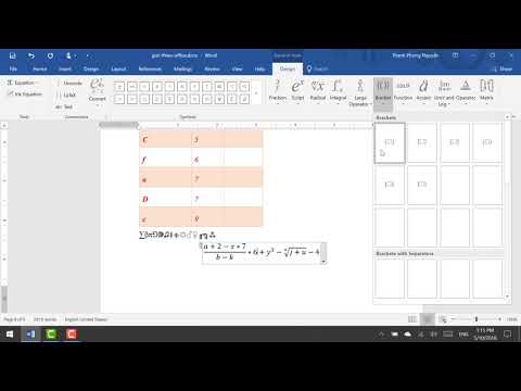 Video Office 365 - Bài 19: Cách nhập công thức toán học... - YouTube