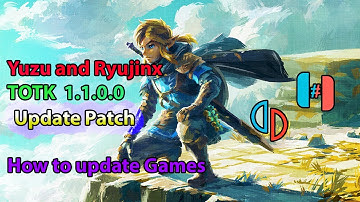 Tears of the Kingdom Ryujinx and Yuzu Update 1.1.0.0 | How to install update Firmware prod keys