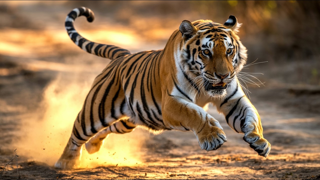 카메라가 포착한 상상조차 힘든 호랑이의 공격