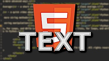 HTML 5 Course Part 2 - Text Elements in HTML