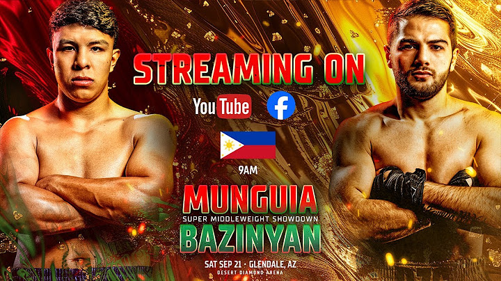 Jaime Munguia vs Erik Bazinyan | INTERNATIONAL STREAM