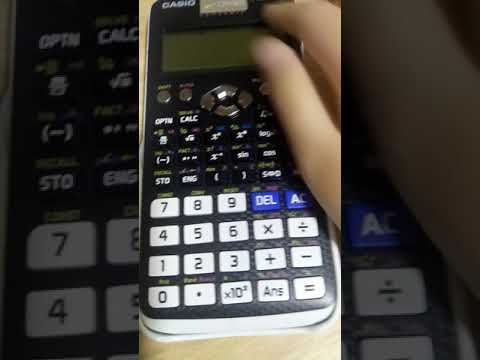 Video Hướng dẫn kiểm tra pin trên máy tính casio fx 580vnx - youtube