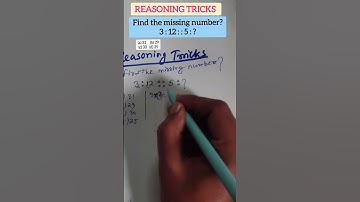 Reasoning Shorts Video #trickshots #reasoningshorttricks #reasoning #competitiveexam