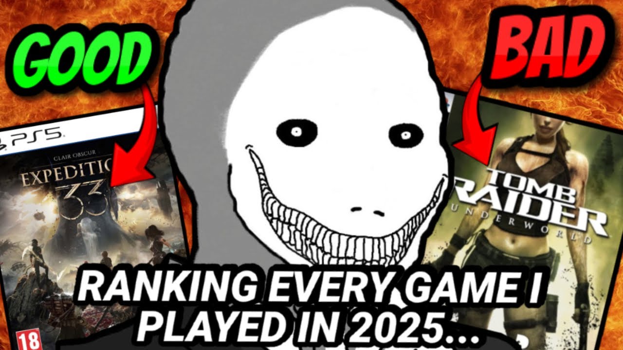 Ranking EVERY GAME I Played in 2025...