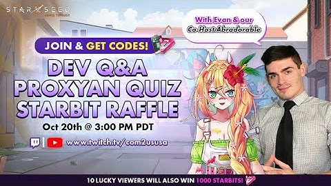 [Starseed: Asnia Trigger] DEV Q&A Live Stream with Evan and Abradorable!