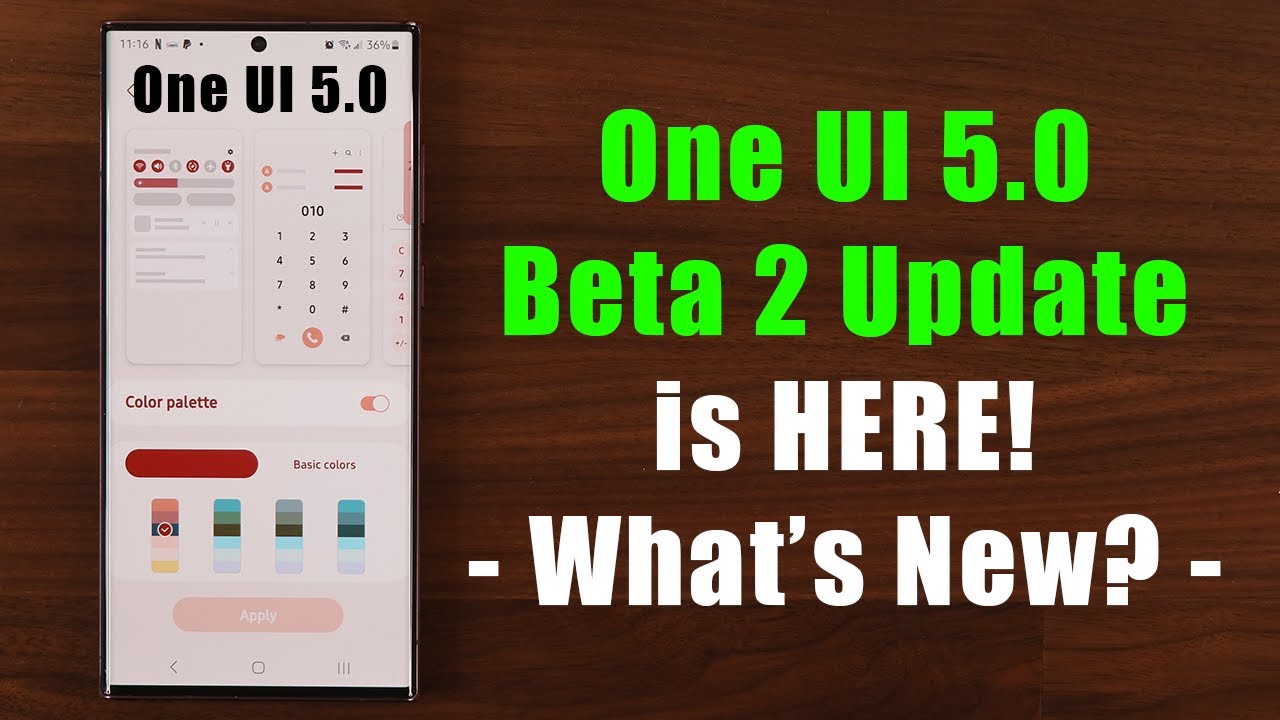 Samsung One UI 5.0 Beta 2 Update is OUT! - What's New? (Powerful New ...
