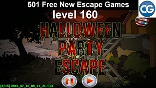 [Walkthrough] 501 Free New Escape Games level 160 - Halloween party escape - Complete Game screenshot 2