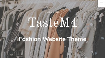 TasteM4 Clothing Website Template - Mobirise