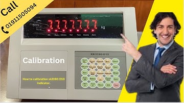 How to calibration xk3190 D10 indicator.Call:+8801911505094