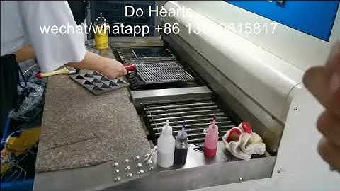 automatic pvc rubber patch badge label making machine production line