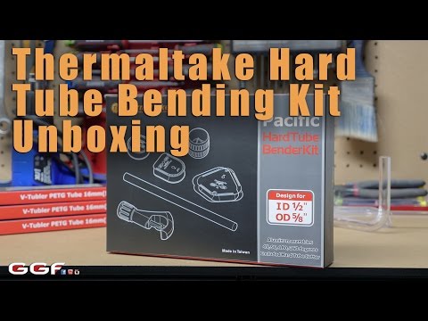 0127 - Thermaltake Hard Tube Bending Kit Unboxing - YouTube