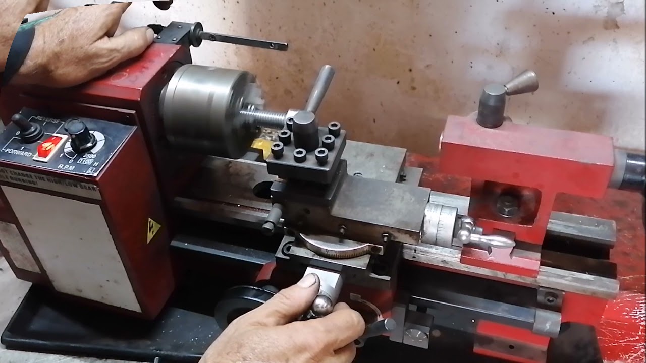 Aprendiendo a usar mini torno 1a. parte, # 1 