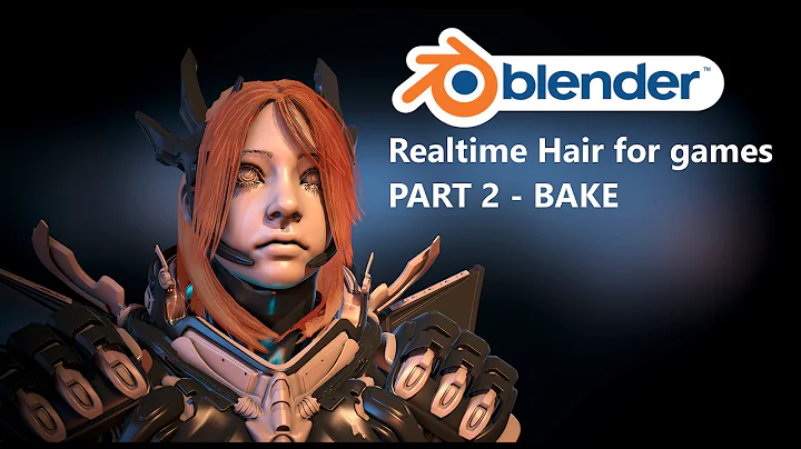 Blender 3d Tutorial: Hair Creation For Games Part 2-Bake