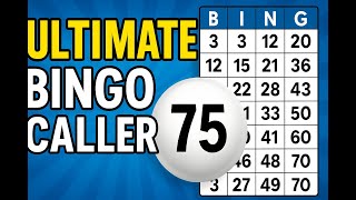 Ultimate Bingo Caller 1–75 | Automatic Number Caller with Voice & Animation | Full HD Video screenshot 5