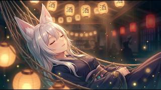 Cozy Kitsune Tavern 🏮 8 Hours of Fantasy Sleep Music | Deep Sleep & Rest screenshot 3