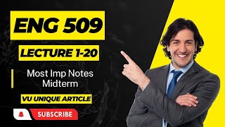 ENG509 Short Highlighted Points/Mid Term Preparation/Lecture#1-20 Short Notes for Mid