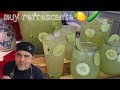 🔴 Agua de limón con Pepino Refrescante y Deliciosa!🍋🥒🍋🟩