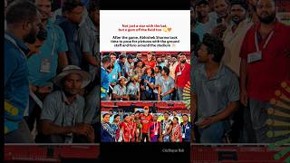Abhishek Sharma Wins Hearts After Posing With Stadium Groundsmen,Staff At Hyderabad #abhisheksharma