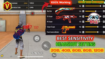 Free Fire Headshot Setting After Ob51 Update 2025⚡Best Sensitivity Settings ⚙️| Sensitivity Setting 