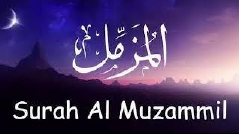 Surah Al-Muzzammil (The Enshrouded One) Full | By Muhammed Umar Khan | 73- المزمل‎ سورة