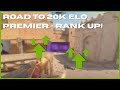 Osiągnąłem wyższą rangę - Rank up!; Road to 20k Elo Premier | Counter-Strike 2 PL