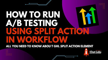 How to run a Highlevel A/B testing using Split Action Workflow Element