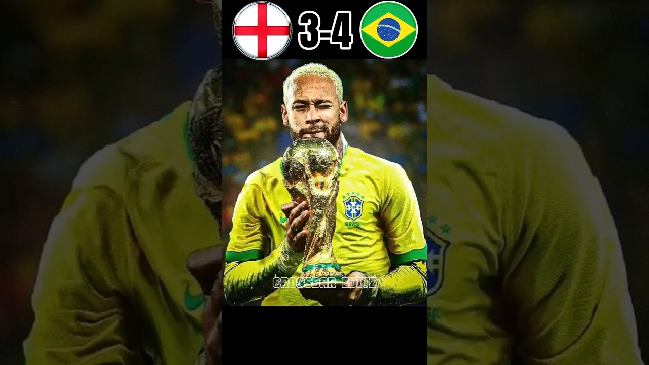 England vs Brazil 4-3 Neymar Hat-tricks  2026 World Cup FINAL Imaginary Match Highlights & Goals