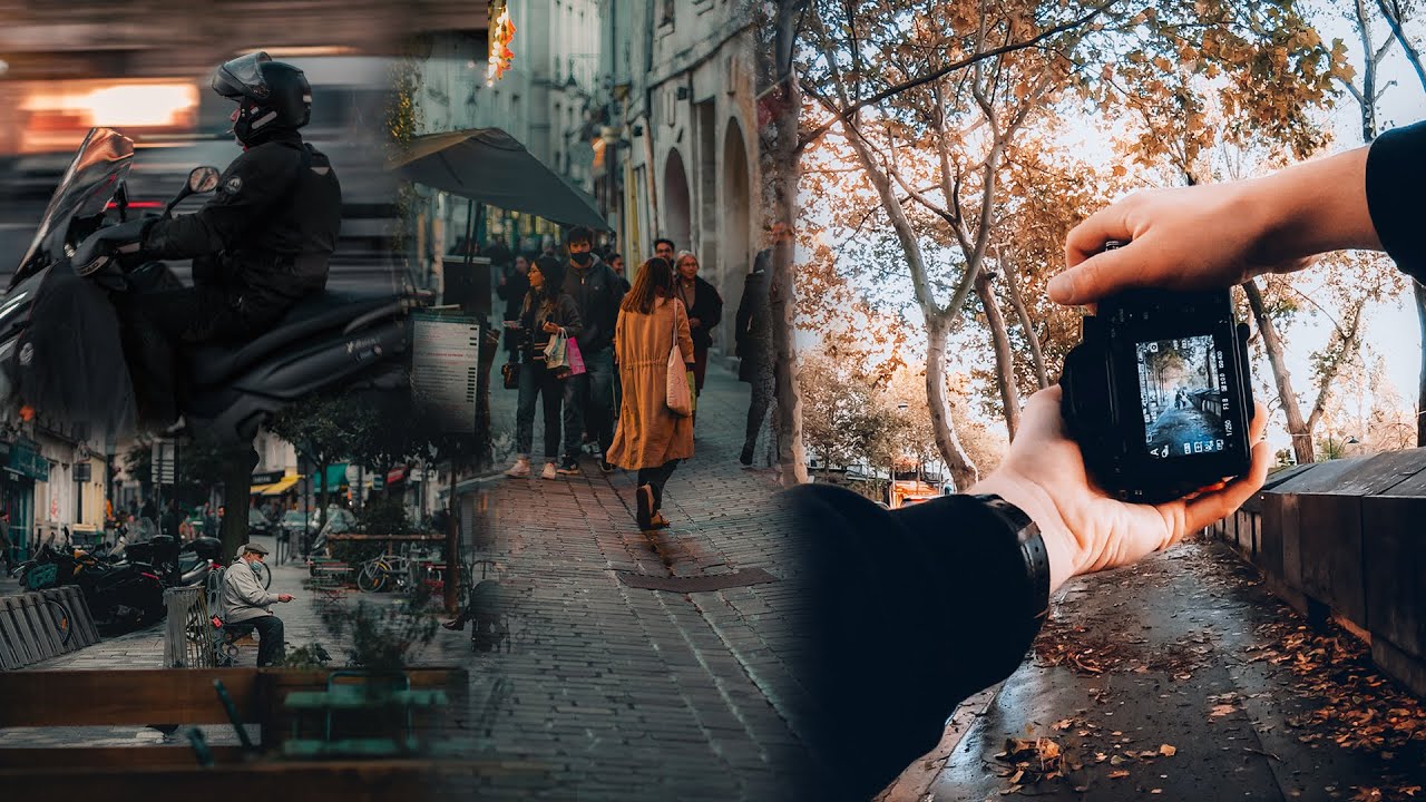 15 Minutes Of POV Street Photography In Paris At Sunset!!