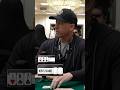 Not a bully!😂 #poker #pokertournament #pokerlife #pokerstrategy #pokerplayer #worldseriesofpoker