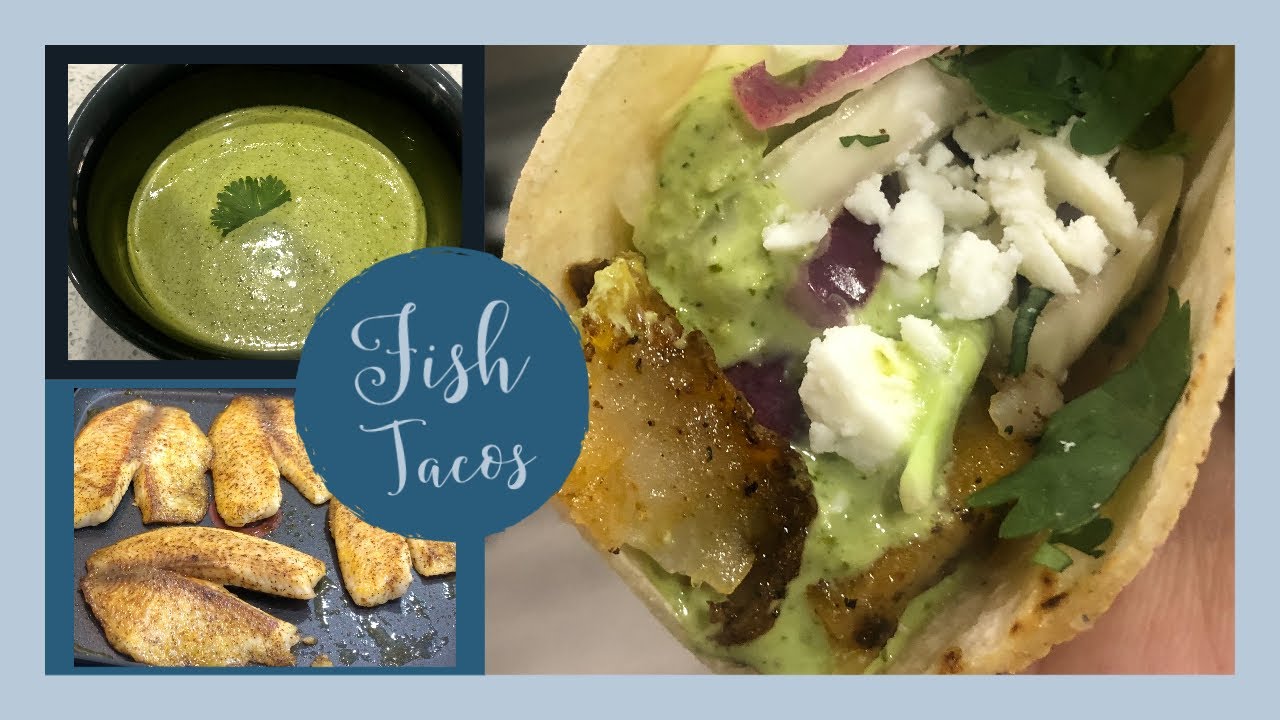 Tilapia Grilled Fish Tacos w/Jalapeño Cilantro Aioli YouTube