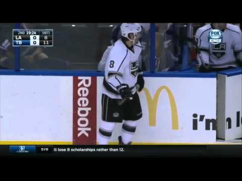 Drew Doughty Big Hit on Anton Stralman