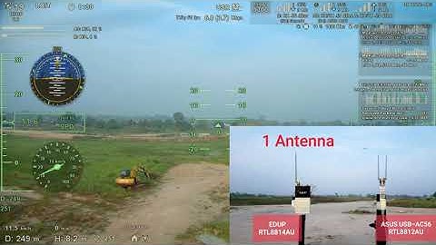 Ruby HD ..Digital FPV (TX~1mw) test ...RTL8814AU(NEW) VS RTL8812AU(ASUS AC56)