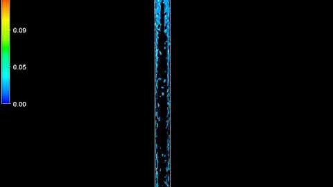 CFD simulation of particle clustering in a downer