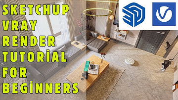 Sketchup Vray Render Tutorial For Beginners - FULL !