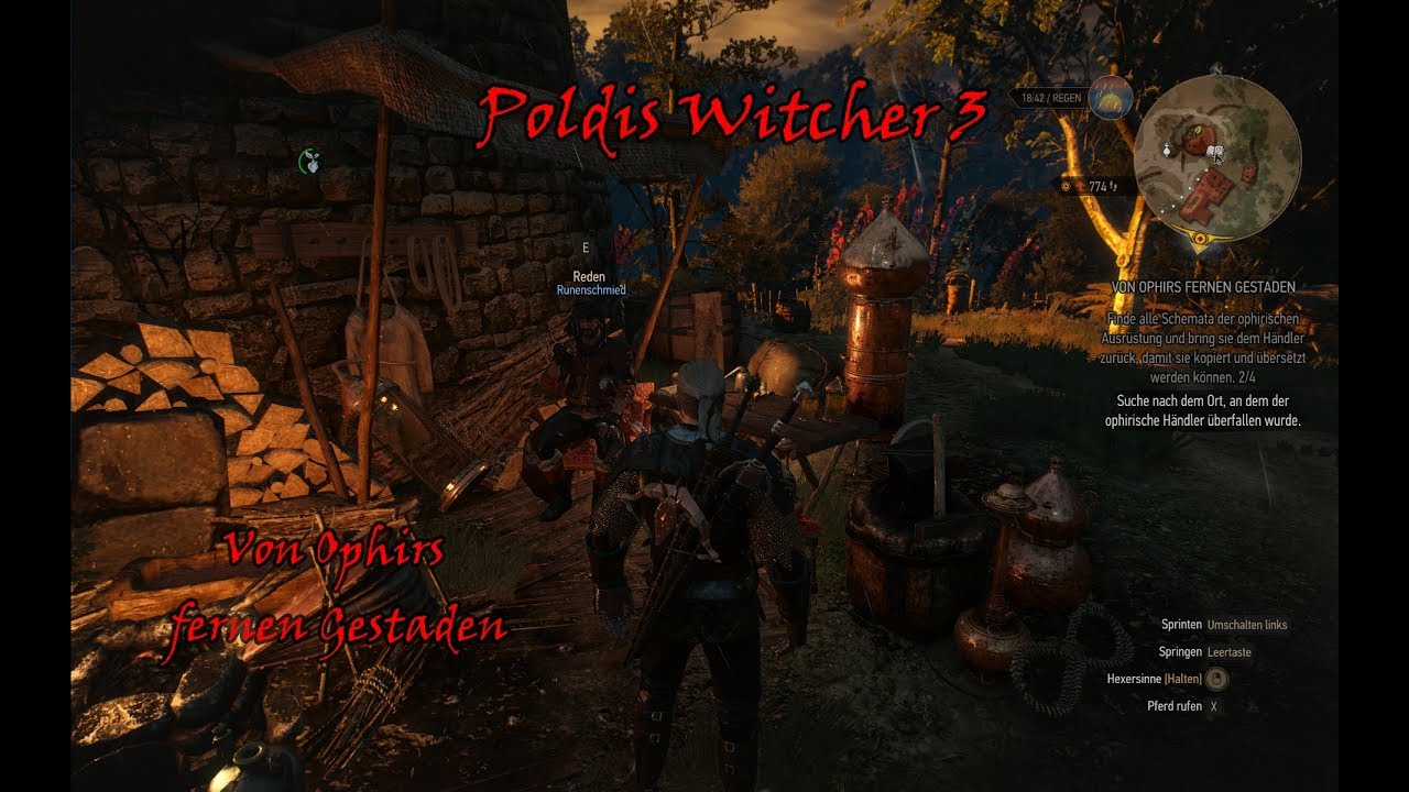 Witcher 3 Von Ophirs Fernen Gestaden v.13.07.17 Poldis Witcher Von Ophirs fernen Gestaden - YouTube