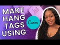 How to DIY hang tags for my hair business using Canva and Vistaprint | 2020