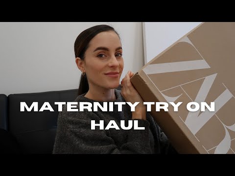 MATERNITY TRY ON HAUL - ZARA, H&M, HATCH, KINDRED BRAVELY