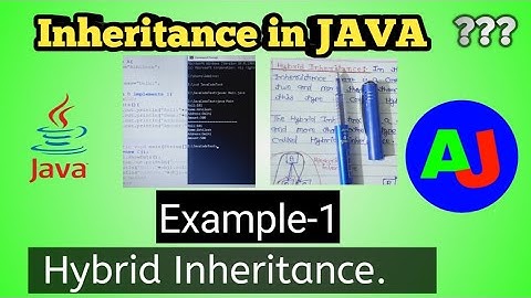 Hybrid inheritance in Java | hybrid inheritance program