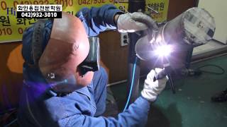 01-SUS 100A 배관 6G AR 가스퍼지 용접