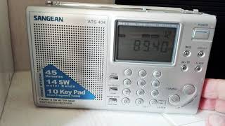 NATIONAL PANASONIC RF-829TB (1972 Made in Japan)& SANGEAN ATS-404 FM BAND TESTI Resimi