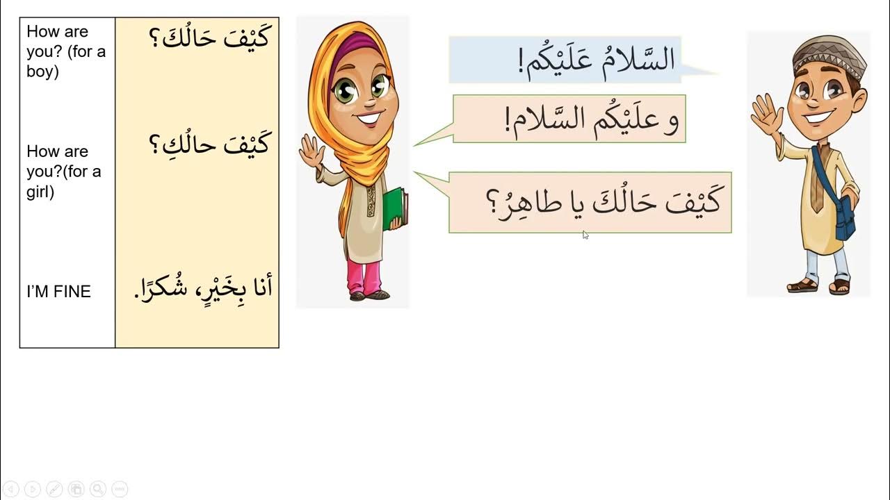 how to ask " how are you? " in Arabic language ) YouTube