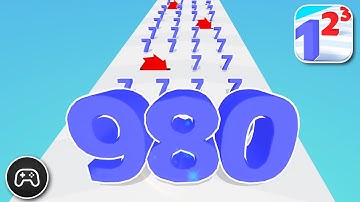 Number Master: Run and Merge - Gameplay Walkthrough Part 12 - Game Levels 110-114 (iOS, Android)