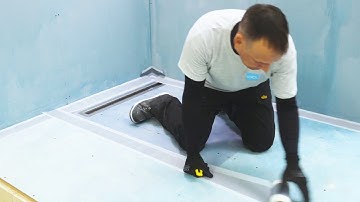 OTL SuperSlim Linear Wet Floor Systems Installation Video