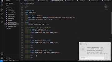 Learn Crud php & mysql for beginner