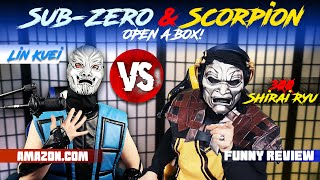 Sub-Zero VS Scorpion! Lin Kuei Mortal Kombat Movie mask VS Immortals mask From 300 | MK11 PARODY!