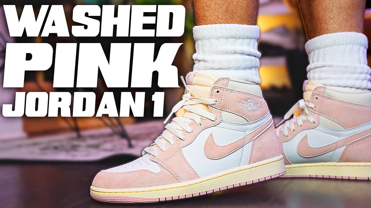 Wmns Air Jordan 1 Retro High OG 'Washed Pink