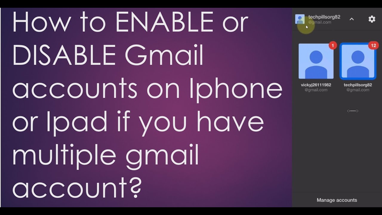 How To ENABLE Or DISABLE Gmail Accounts On Iphone Or Ipad If You Have How to enable or disable gmail accounts on iphone or ipad if you have