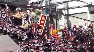20150920 00042 本宮午後曳行 小門 北町 岸和田だんじり祭